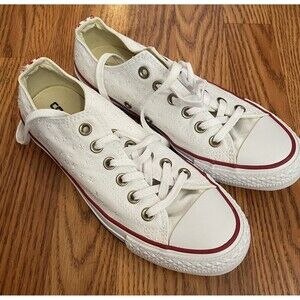 Converse Chuck Taylor All Star Shoes (Women’s Size 8) • Eyelet Cutout OX • EUC